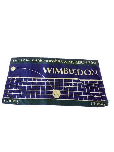 Wimbledon 125th Championships Blue And Green Christy Y2K Towel