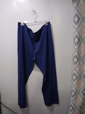 Womens Scrub Pants Sz L Navy Blue