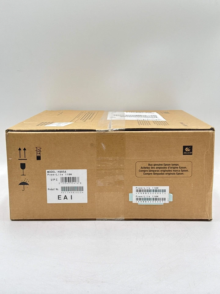 Epson V11H98502 PowerLite 119W Projector White New In Box - Image 4 of 4
