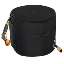 Garden Hose Holder Pot With Storage Bag For Hose Lengths Up To 150 Feet