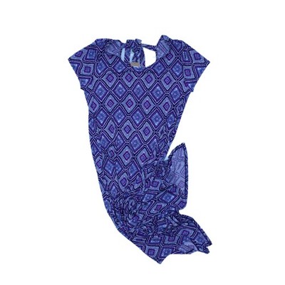 Chico's Damen Midikleid UK 4 Multi Polyester mit Viskose, Sonstige