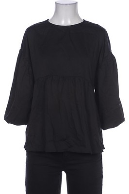 Mrs HUGS Bluse Damen Oberteil Hemd Hemdbluse Gr. XS Baumwolle Schwarz #iine80v