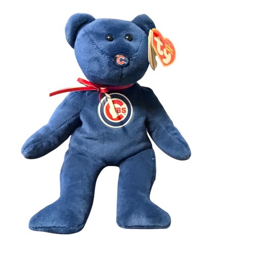 Ty Beanie Babies Chicago Cubs Bear Plush MLB Baseball Collectible with tag