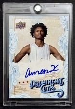 2023 Upper Deck NSCC Promo: Amen Thompson Prominent Cuts Auto - 30/60 - Rockets