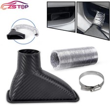 Universal Car Front Bumper Turbo Air Intake Pipe Air Funnel Inlet Cold System