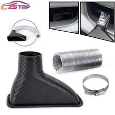 Universal Car Front Bumper Turbo Air Intake Pipe Air Funnel Inlet Cold System