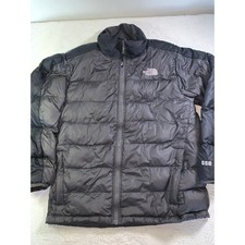 The North Face Boys XL 18/20 Aconcagua 550 Down Puffer Jacket Black Full Zip