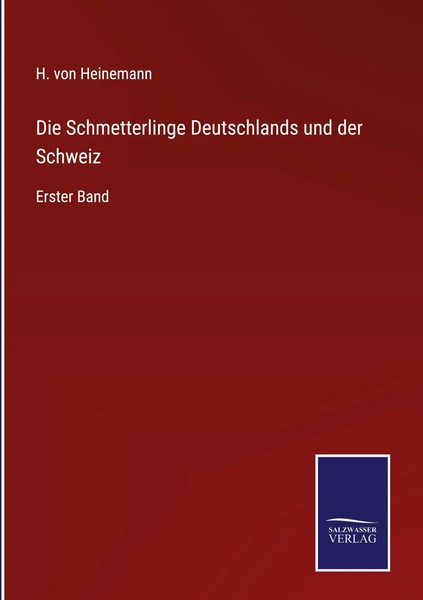H. Von Heinemann | Die Schmetterlinge Deutschlands Und Der Schweiz | Buch (2022)-image