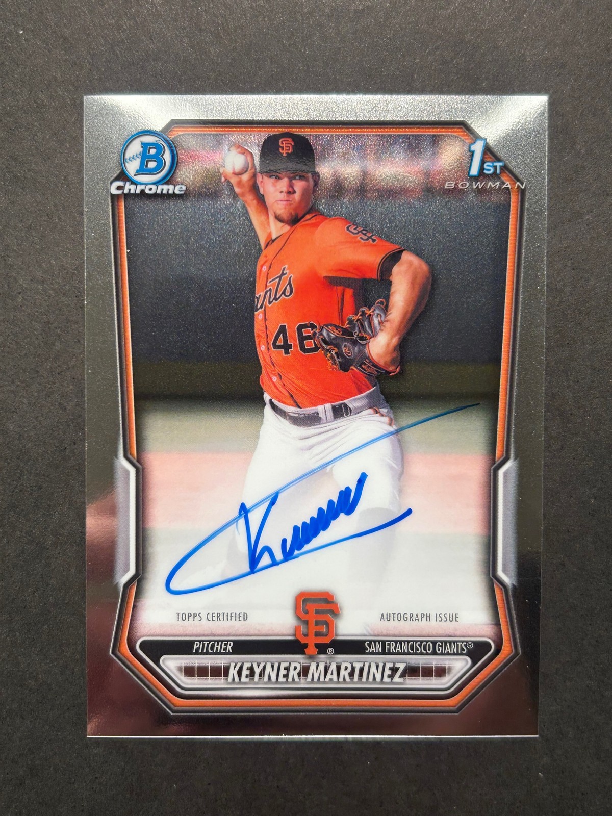 2026 Bowman Chrome #CPA-KMA Keyner Martinez Prospect Autographs