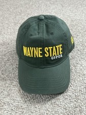 Wayne State CFPCA Ajustable Strap Baseball Hat Cap Warriors Detroit Michigan