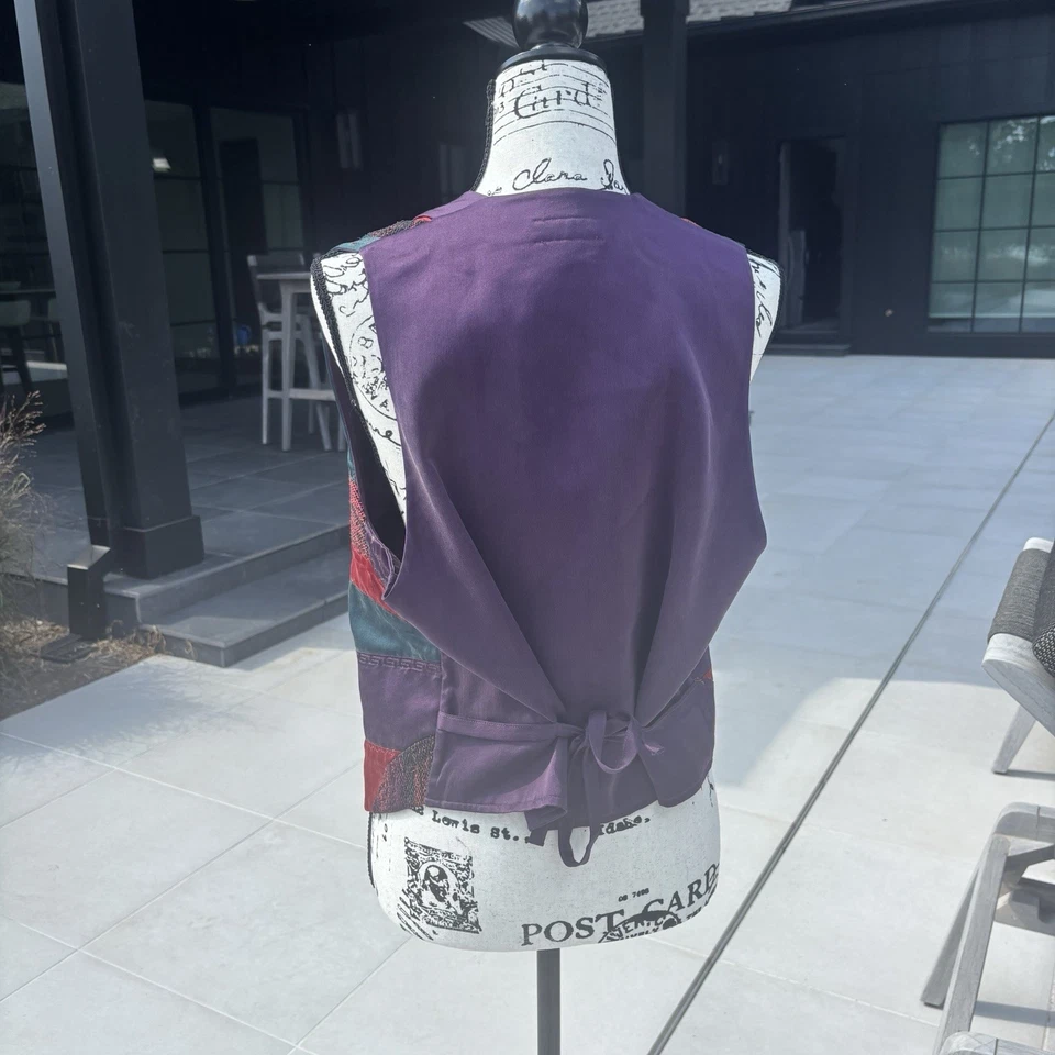 Chaleco Candiss Ann Cole Vintage Bo Ho Tono Joya Talla M/L Foto 2 de 4