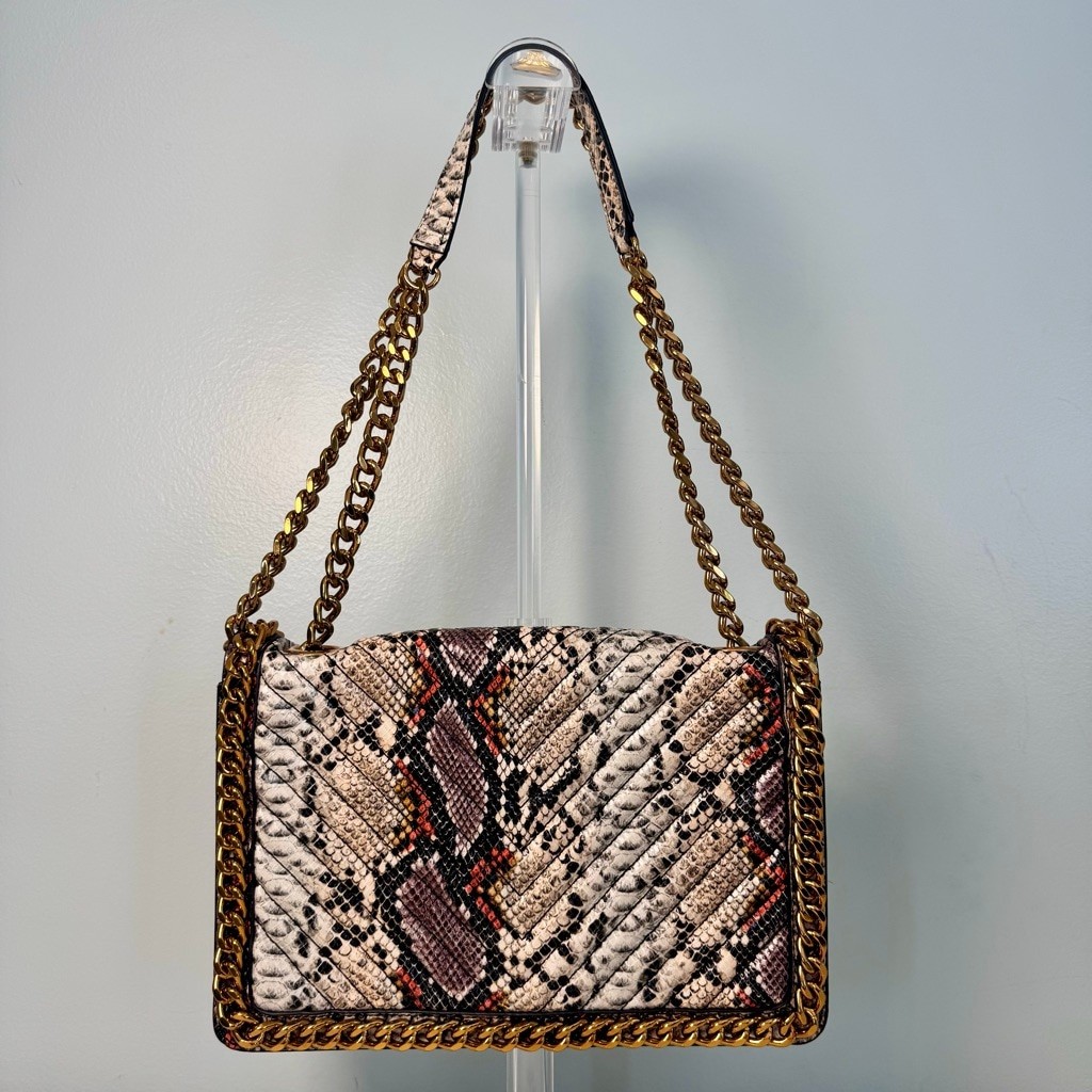 ALDO Greenwald Python Snakeskin Print Crossbody B… - image 2