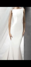 Pronovias Tatiana White Wedding Dress Size 2