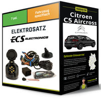 Elektrosatz 7-Pol Spezifisch für Citroen C5 Aircross 11.2018-Jetzt NEU Inkl. EBA