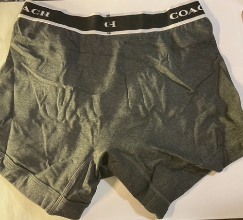 Juego Boxer COACH, 2 Pares, Negro/Gris Jaspeado Oscuro Talla Pequeña, NUEVO $98.00 - Imagen 6 de 9