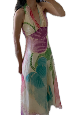cadiz halter maxi dress Erika Peña LOLA BOHEMIAN HALTER MAXI DRESS DESERT / O/S main image 0