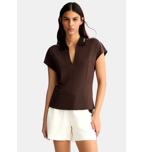 T-Shirt In Piquet Liu Jo Collezione Primavera Estate 2025 - Photo 1 sur 5