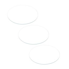3pcs Watch Glass Crystal Lens, 42.5mm Dia. 1.1mm Thick Double Dome Watch Glass