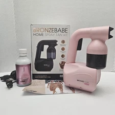 MineTan Bronze Babe Home Spray Tan Kit Machine w/ Double Dark Spray Mist