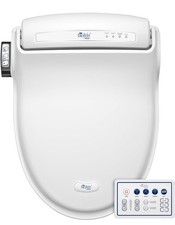 Bio Bidet BB1000 Electric Bidet Toilet Seat, Warm Water with Air Dryer, Heated