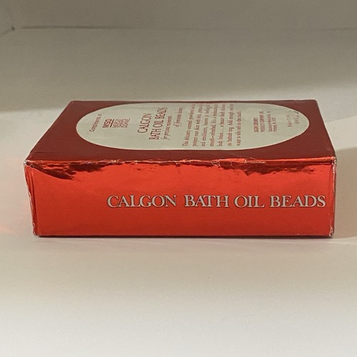 Cuentas de aceite de baño Calgon Twilight Mist de colección caja de 6 OZ sellada nuevo en stock muerto años 80 - Imagen 5 de 5