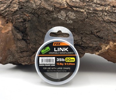 Fox Edges Link Illusion Fluorocarbon 35lb / 0,64mm 20m Vorfachmaterial