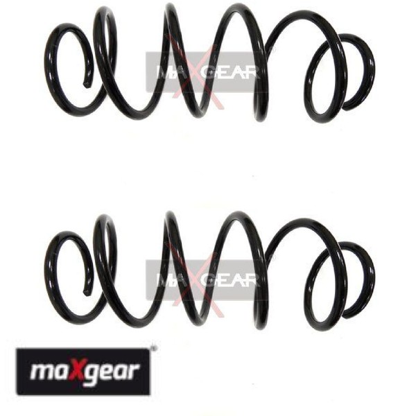 2X Fahrwerksfeder Maxgear 60-0063 2 Federn Satz Federnsatz FüR Ford-image