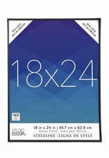 Poster Frame Styleline  by Studio D cor  Size 18" x 24" Black Picture Frame