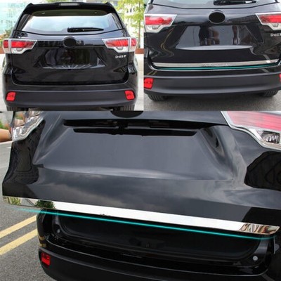 2018-2019 Stainless Rear Trunk Door Bottom Cover Fit For Toyota Highlander Trim