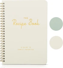 ZICOTO Aesthetic Blank Recipe Book - The Perfect Notebook to beige 