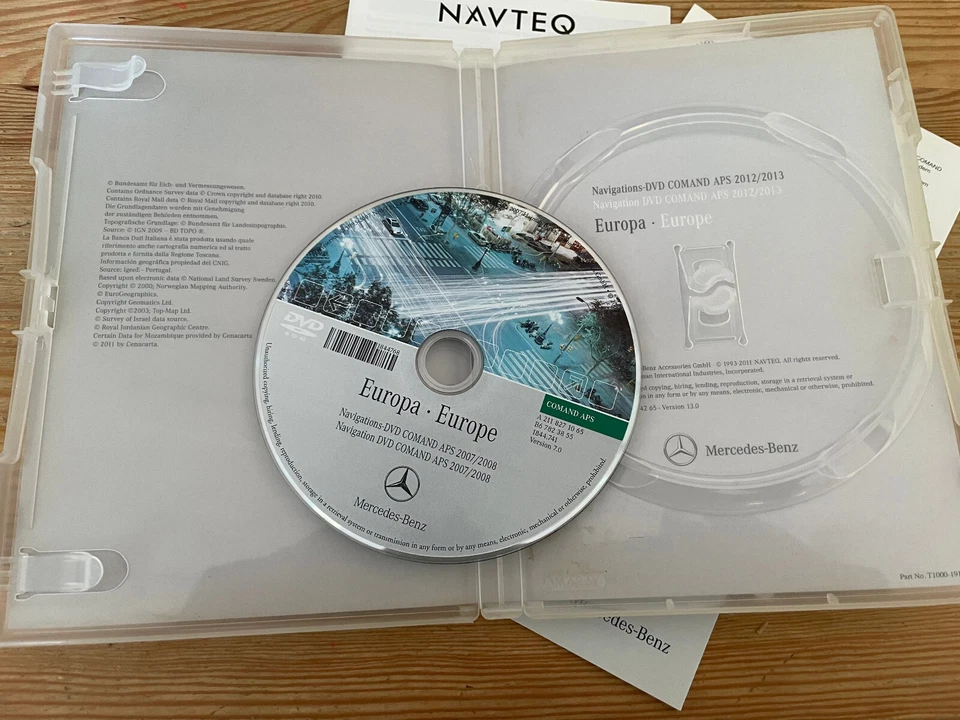 DVD Navigations-DVD Comand APS 2012/2013 Europa/Europe ( -- ) MERCEDES-BENZ - Bild 2 von 3