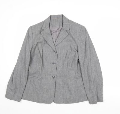 Principles Damen grau Polyestermischung Anzugjacke Größe 10