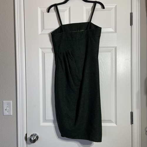 Sino London Size 8 Dark Green Wool Dress - Picture 4 of 8