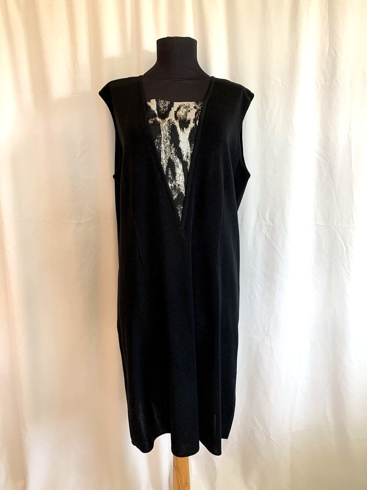 Misook Collection Black Abstract Pattern Jacket a… - image 5