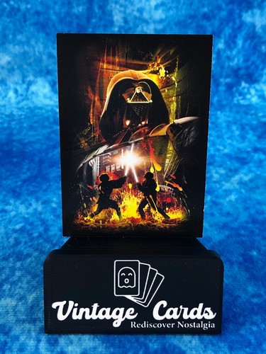 Star Wars: Revenge of the Sith #10of10 Darth helmet Die-Cut Sticker SINGLE Card - Picture 2 of 2