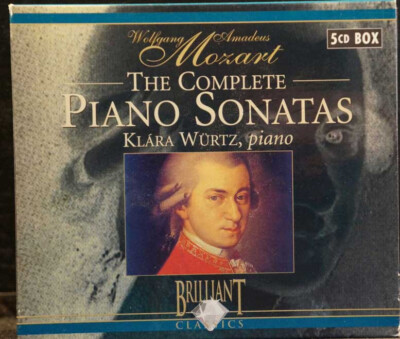Mozart The Complete Piano Sonatas  K.  Würtz piano - 5 CD Box
