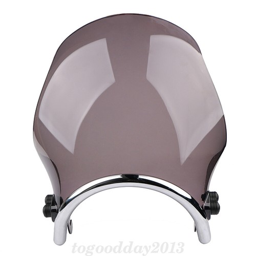 Round Windshield WindScreen Suit 7" Headlight For Honda CB Harley Yamaha Suzuki - Picture 8 of 15