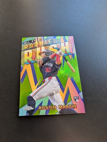 2024 Topps Chrome All-Etch Rookie Rush #CERR-13 Austion Martin RC SP Case Hit - Picture 2 of 4