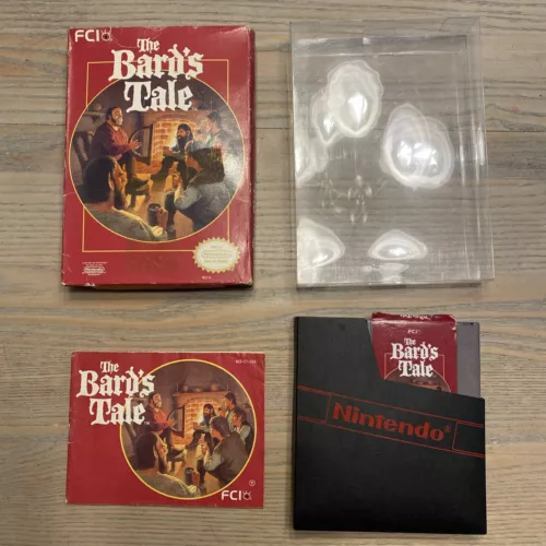 The Bard's Tale Nintendo Entertainment System NES Complete With Box & Manual