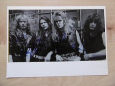 Thunderhead autograph signed 15x21 cm index card with magazine image B/W