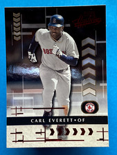 Carl Everett  2001 Playoff Absolute Memorabilia #91 Boston Red Sox