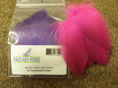 Nature's Spirit 12 SELECT LARGE MALLARD DUCK SPEY FEATHERS Fly Tying Material