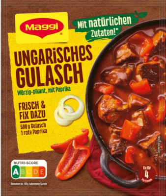 Maggi Fix & Frisch - Ungarisches Gulasch - 56 Gramm