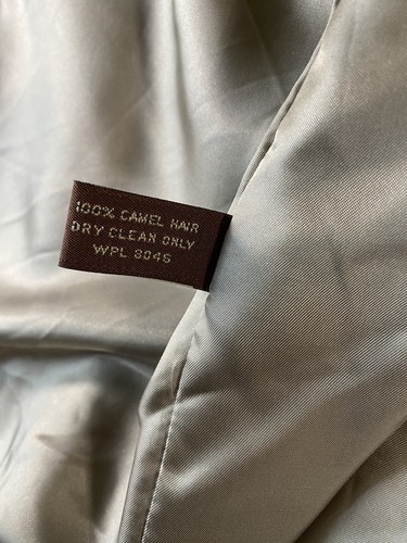 Tasso Elba Blazer Jacket Men's Size 44S 100% Camel Hair Brown Structured NWT - Picture 14 of 17
