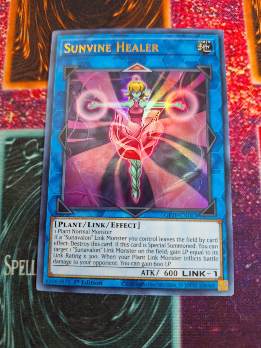 yugioh sunvine deck Yu-Gi-Oh! Sunvine Healer GFTP-EN023 Ultra Rare 1st Edition Near Mint