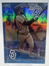 2022 Topps #21GH-8 Fernando Tatis Jr. 2021’s Greatest Hits Blue