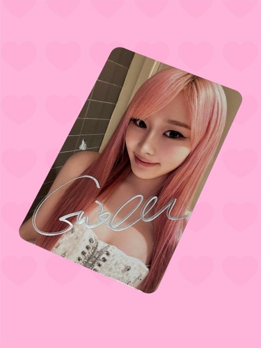 Aespa 5th Mini Album WHIPLASH GISELLE autograph on Official Photocard kpop