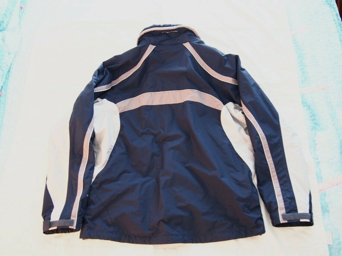 Columbia Full Zip Blue Jacket Coat with Hood RN 69724 CA 05367 Size