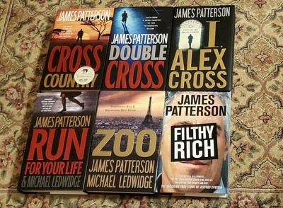 6 James Patterson Hardcover Dust Jacket  Books All First Editions