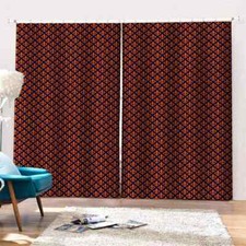 unique and charming symbol of brownPrinting 3D Blockout Curtains Fabric Window